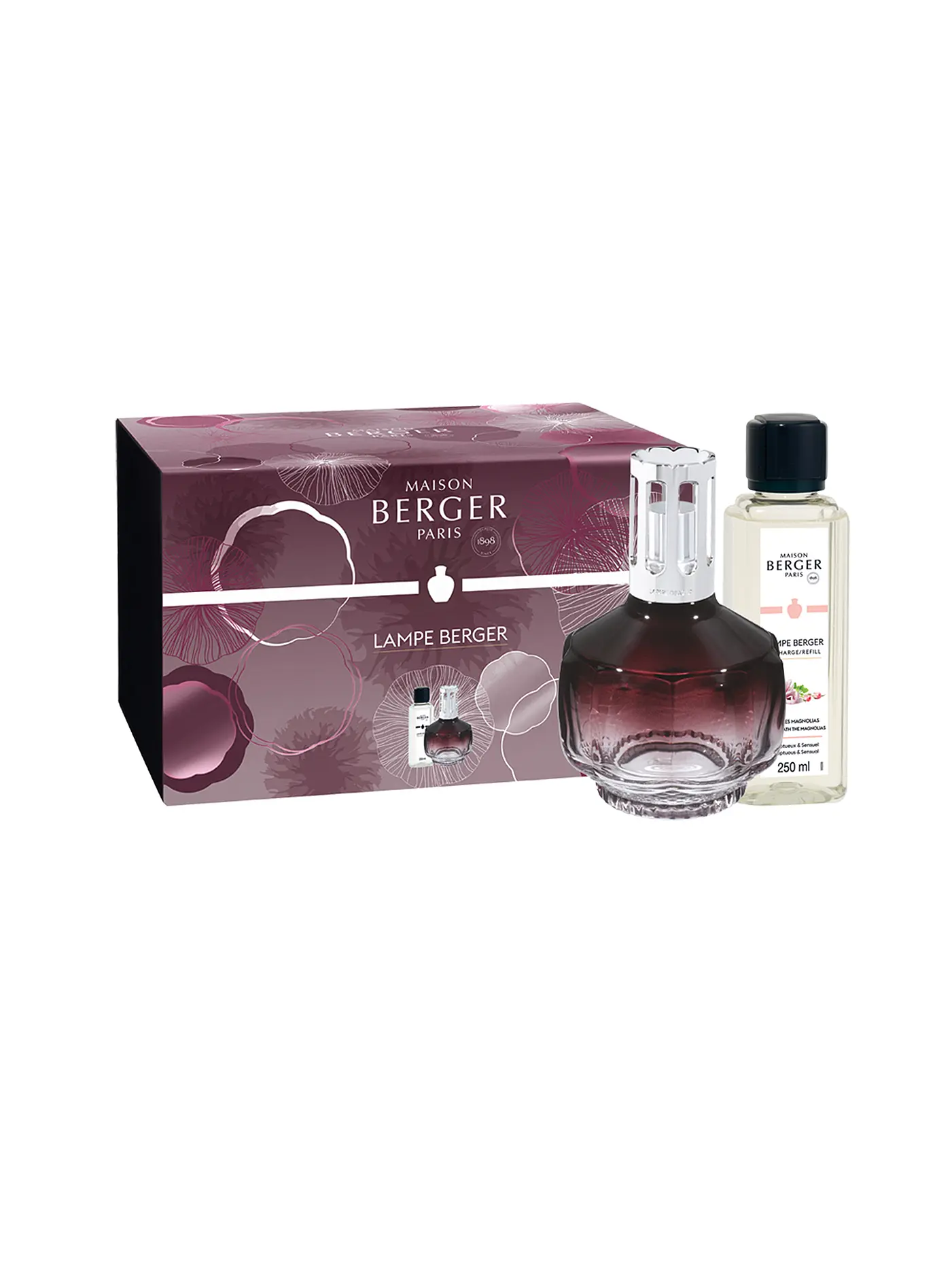 MAISON BERGER PARIS | Lampe Berger Molecule Nachtblau Set - Unter den Magnolien | beere